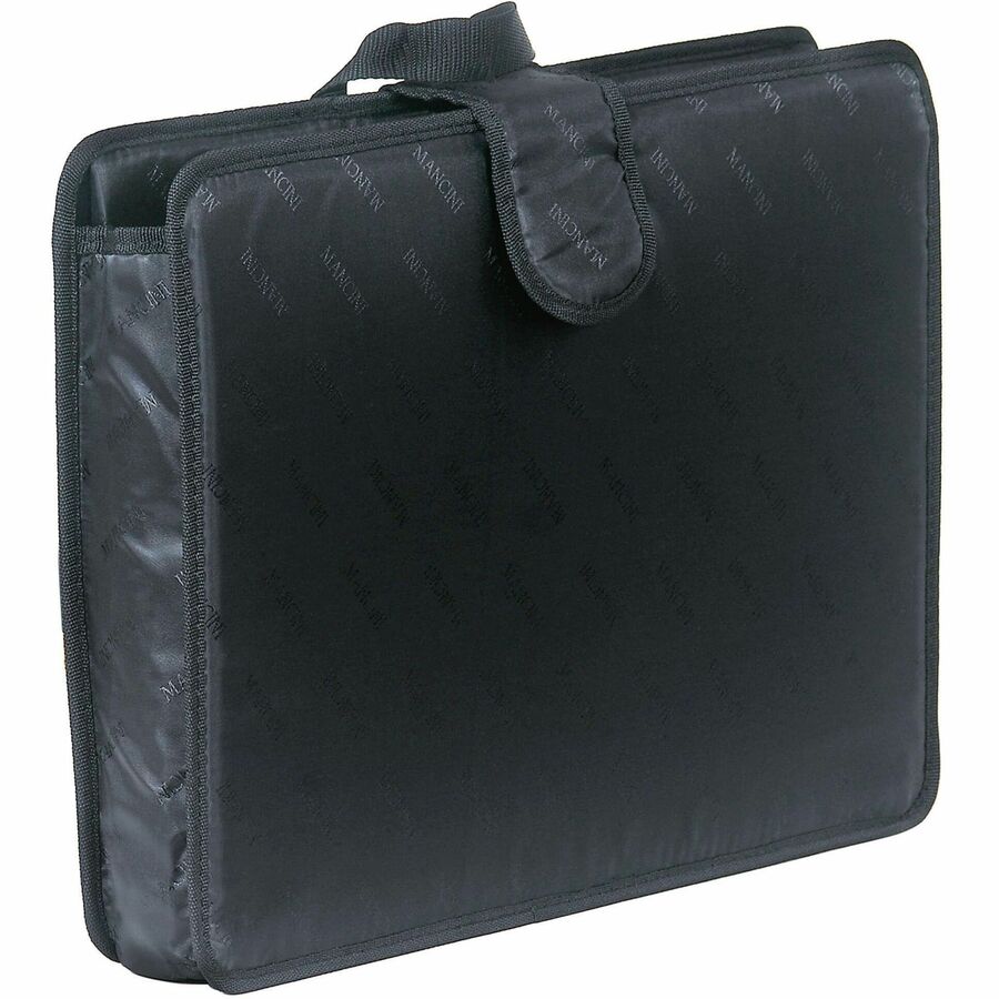 MANCINI Business Carrying Case for 17" Notebook, Folder, Document, Catalogue, Sample - Black - 90458-BLACK