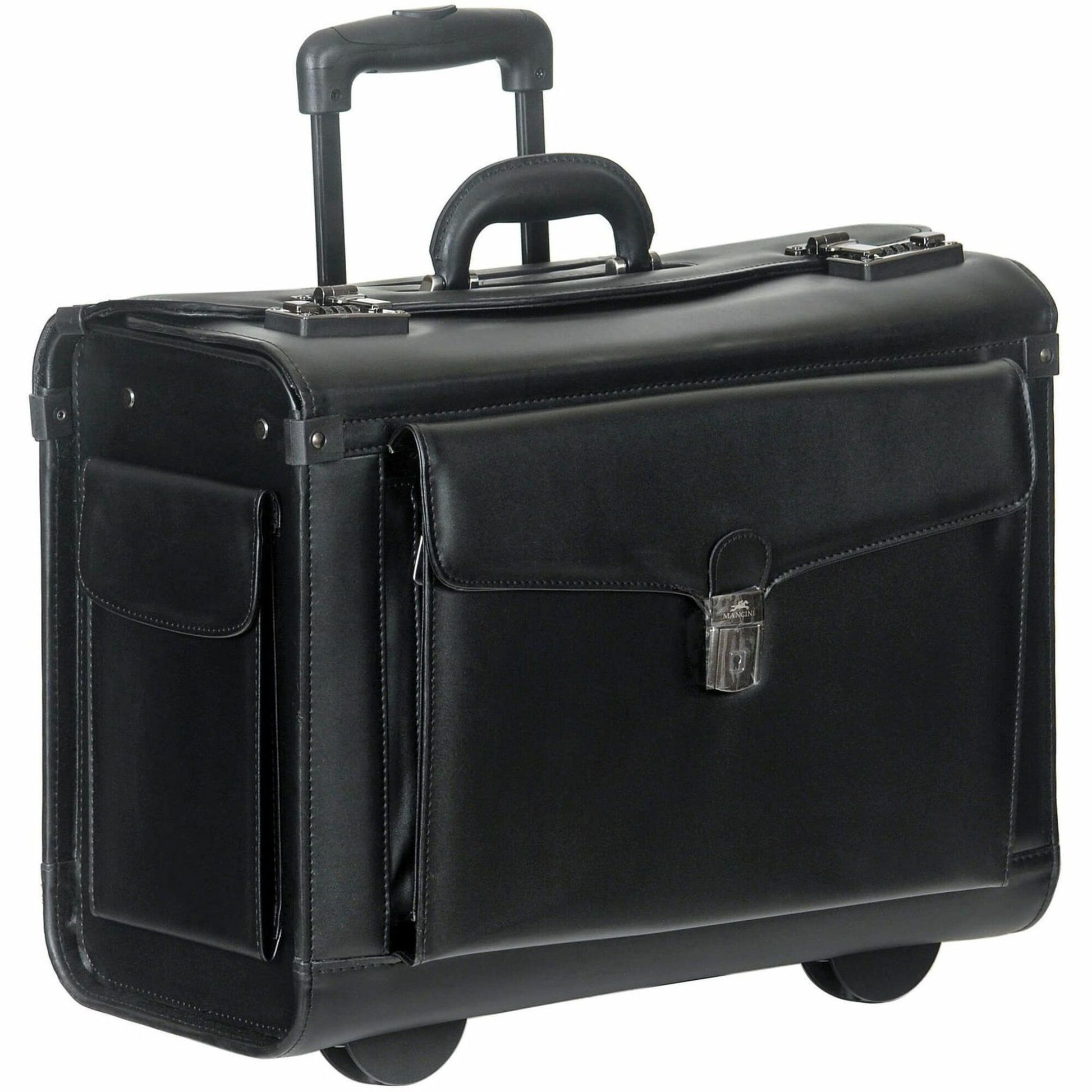 MANCINI Business Carrying Case for 17" Notebook, Folder, Document, Catalogue, Sample - Black