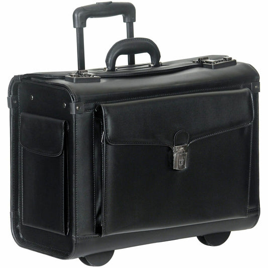 MANCINI Business Carrying Case for 17" Notebook, Folder, Document, Catalogue, Sample - Black