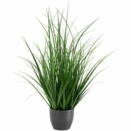 Monarch Specialties Artificial Plant - 23"H / Indoor Grass In A 4" Black Pot