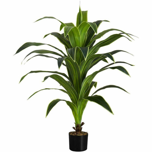 Monarch Specialties Artificial Plant - 47"H / Indoor Dracaena in A 5" Pot