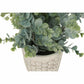 Monarch Specialties Artificial Plant - 2pcs / 13"H Eucalyptus/ Grass/ 4" Pot - I9581