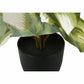 Monarch Specialties Artificial Plant - 2pcs / 13"H Monstera/Calathea/ 4" Pot - I9584