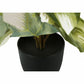 Monarch Specialties Artificial Plant - 2pcs / 13"H Monstera/Calathea/ 4" Pot - I9584