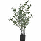 Monarch Specialties Artificial Plant - 35"H / Indoor Eucalyptus in a 5" Pot