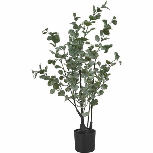 Monarch Specialties Artificial Plant - 35"H / Indoor Eucalyptus in a 5" Pot