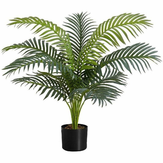 Monarch Specialties Artificial Plant - 34"H / Indoor Palm Tree in a 5" Pot