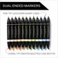 Prismacolor Premier Dual-Ended Art Marker Sets, Fine and Chisel Tip - 2173306