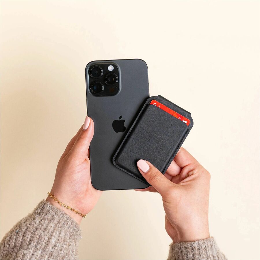 Satechi ST-VLWK Carrying Case (Wallet) Card - Black - ST-VLWK