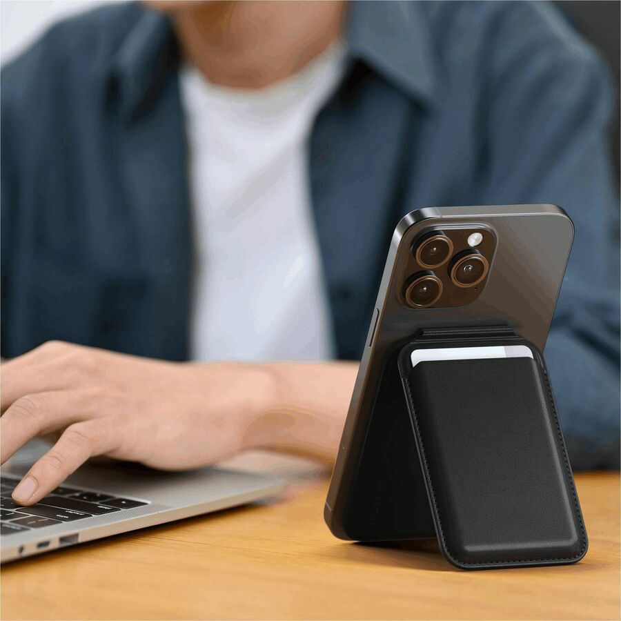 Satechi ST-VLWK Carrying Case (Wallet) Card - Black - ST-VLWK