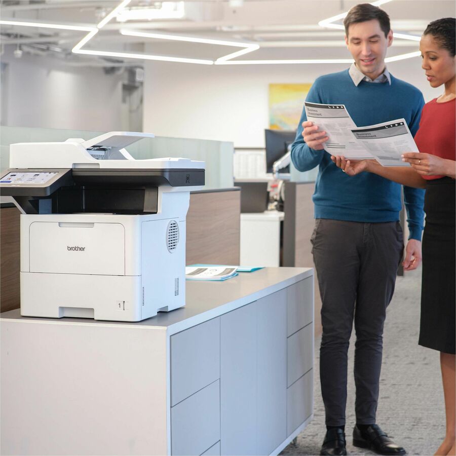 Brother MFC-L6810DW Wireless Laser Multifunction Printer - Monochrome - Gray - MFCL6810DW