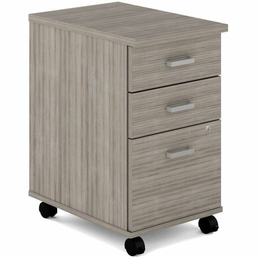 Offices To Go Newland 16"W Box/Box/File Mobile Pedestal - Noce Grigio