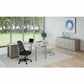 Newland Box/Box/File Mobile Pedestal, Noce Grigio - NLMP23BBF NGL