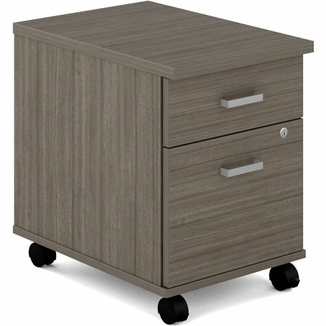 Newland Box/File Mobile Pedestal, Absolute Acajou