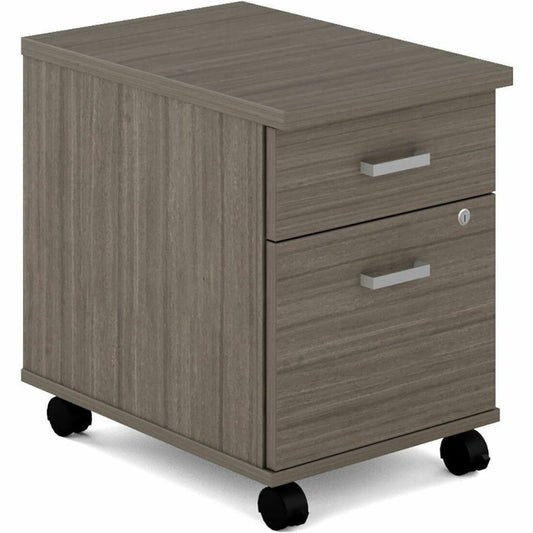 Newland Box/File Mobile Pedestal, Absolute Acajou