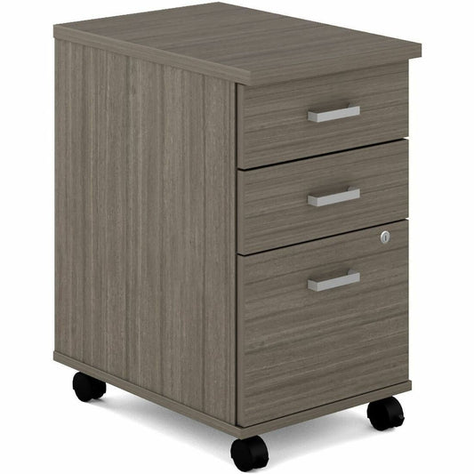 Newland Box/Box/File Mobile Pedestal, Absolute Acajou