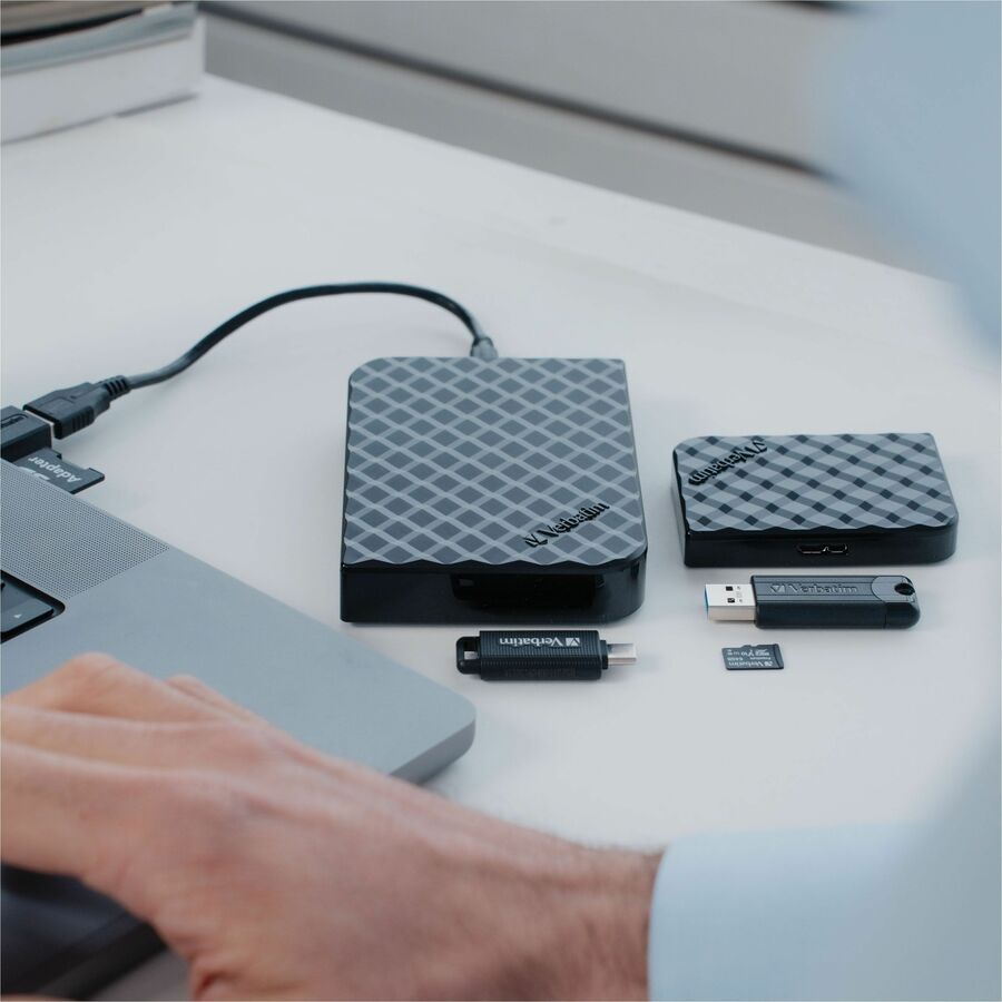 Verbatim Store 'n' Go 512 GB Portable Solid State Drive - External - Black - 53236