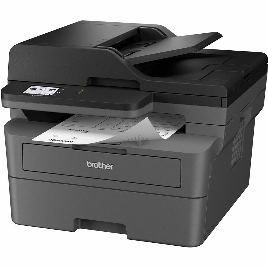 Brother MFC-L2820DW Wireless Laser Multifunction Printer - Monochrome - Gray - MFCL2820DW