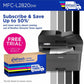 Brother MFC-L2820DW Wireless Laser Multifunction Printer - Monochrome - Gray - MFCL2820DW