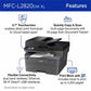 Brother MFC-L2820DWXL Wireless Laser Multifunction Printer - Monochrome - Gray - MFCL2820DWXL