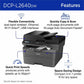 Brother DCP-L2640DW Wireless Laser Multifunction Printer - Monochrome - Gray - DCPL2640DW