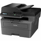 Brother DCP-L2640DW Wireless Laser Multifunction Printer - Monochrome - Gray - DCPL2640DW
