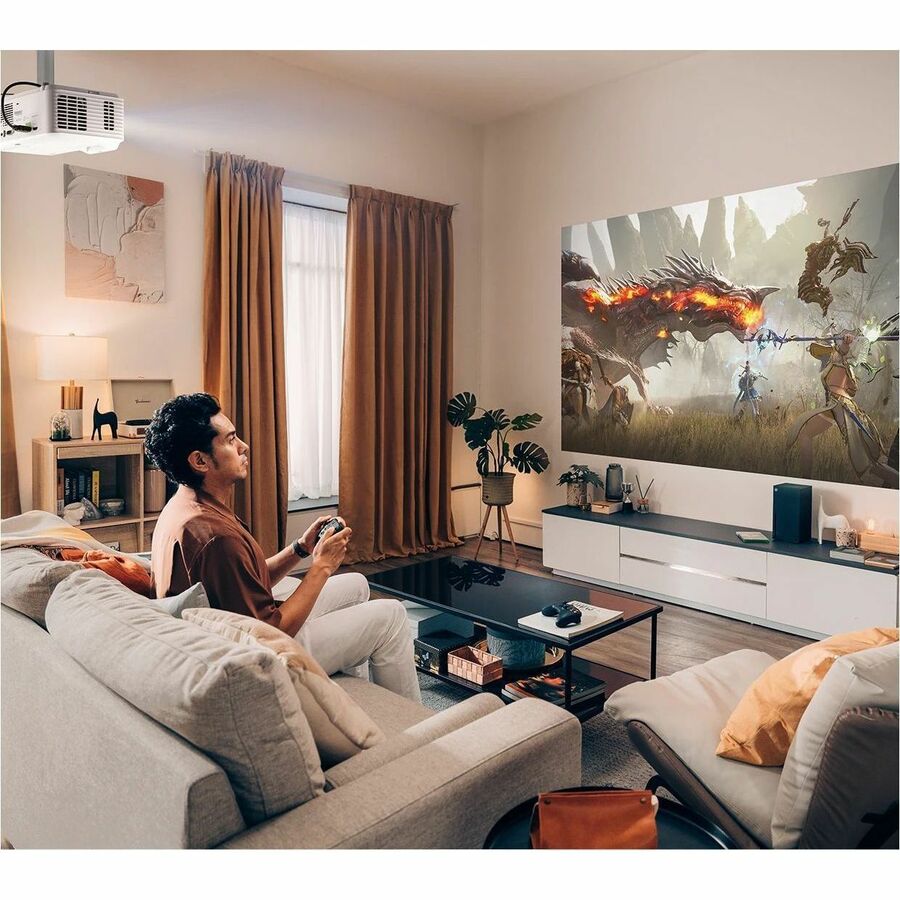 ViewSonic LX700-4K 3D Laser Projector - 16:9 - Wall Mountable, Ceiling Mountable - White - LX700-4K