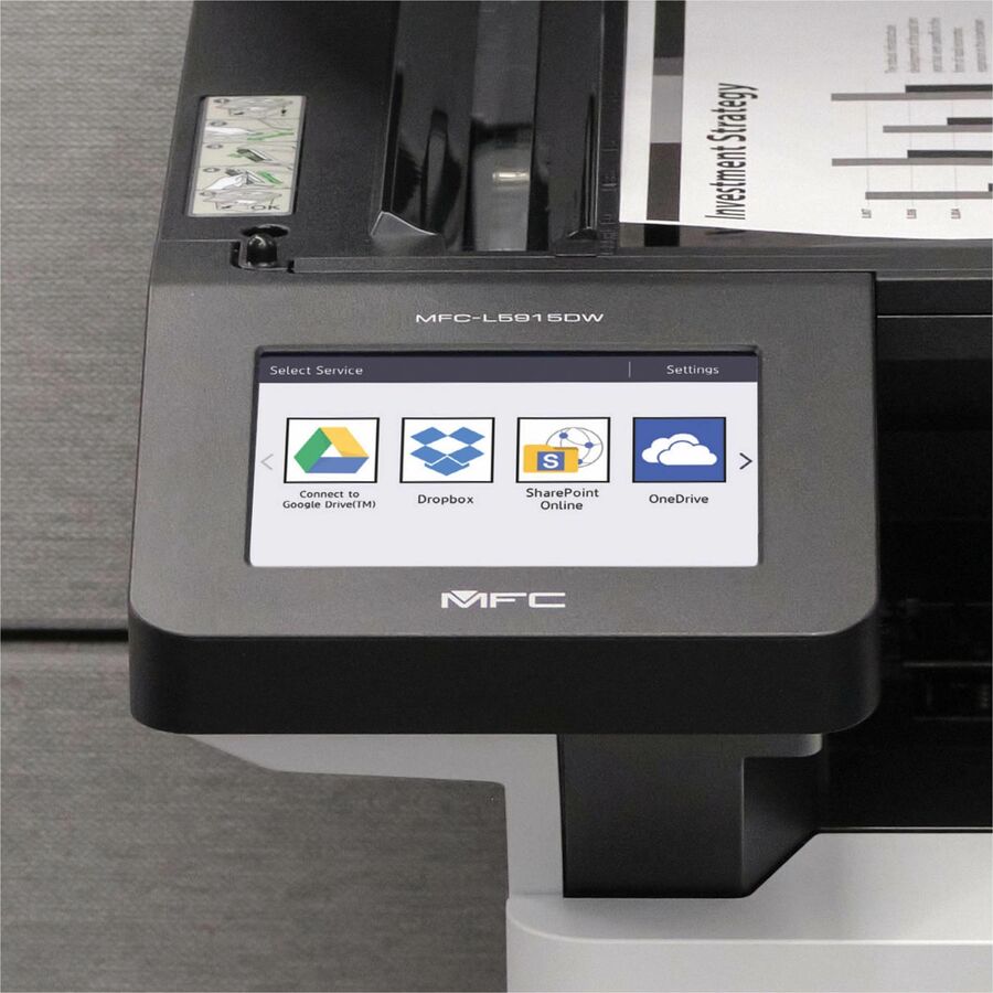 Brother MFCL5915DW Laser Multifunction Printer - Monochrome - MFCL5915DW