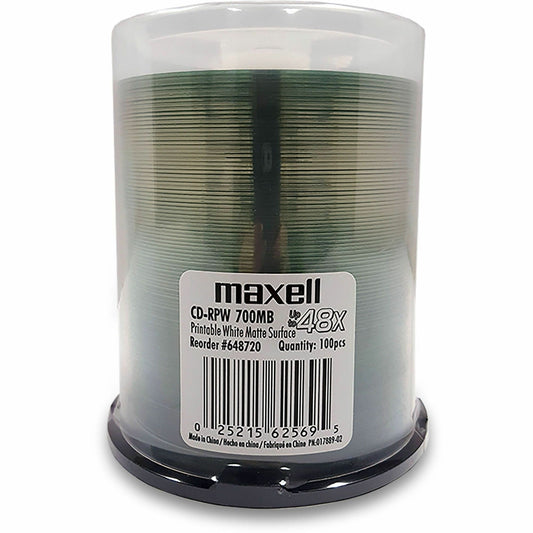 Maxell CD Recordable Media - CD-R - 48x - 700 MB - 100 / Each