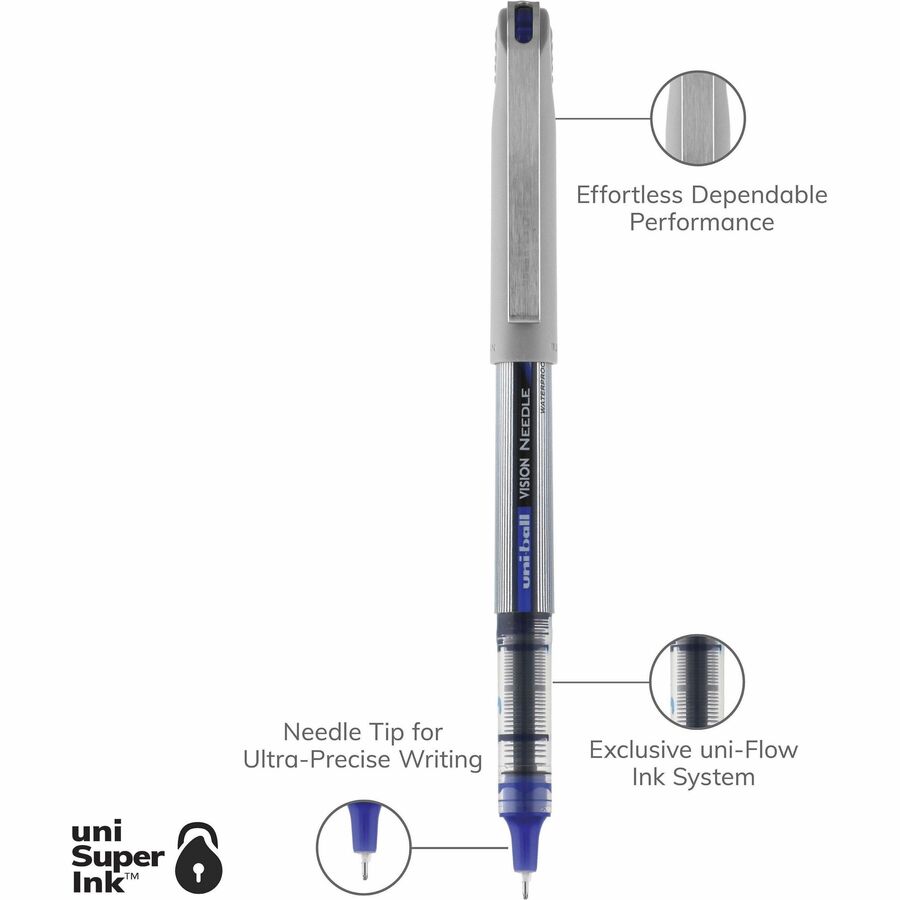 uniball&#8482; Vision Needle Rollerball Pens - 1734904-NVXC