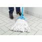 Globe Syn-Pro Synthetic Narrow Band Wet White Cut End Mop - 16 Oz / White - 3086