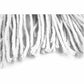 Globe Syn-Pro Synthetic Narrow Band Wet White Cut End Mop - 16 Oz / White - 3086