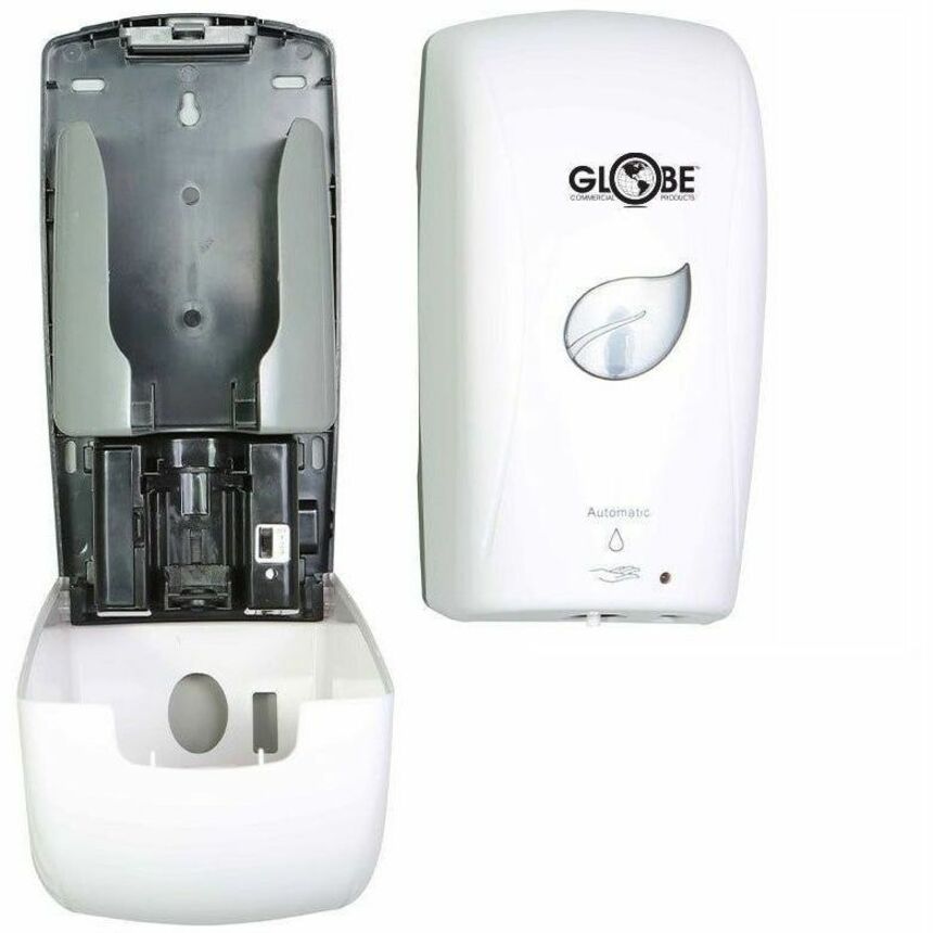 Globe Touch-Free Dual Tip Soap Dispenser White - 4670W