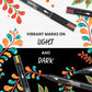Sharpie Creative Markers, Water-Based Acrylic Markers, Brush Tip - 2196904