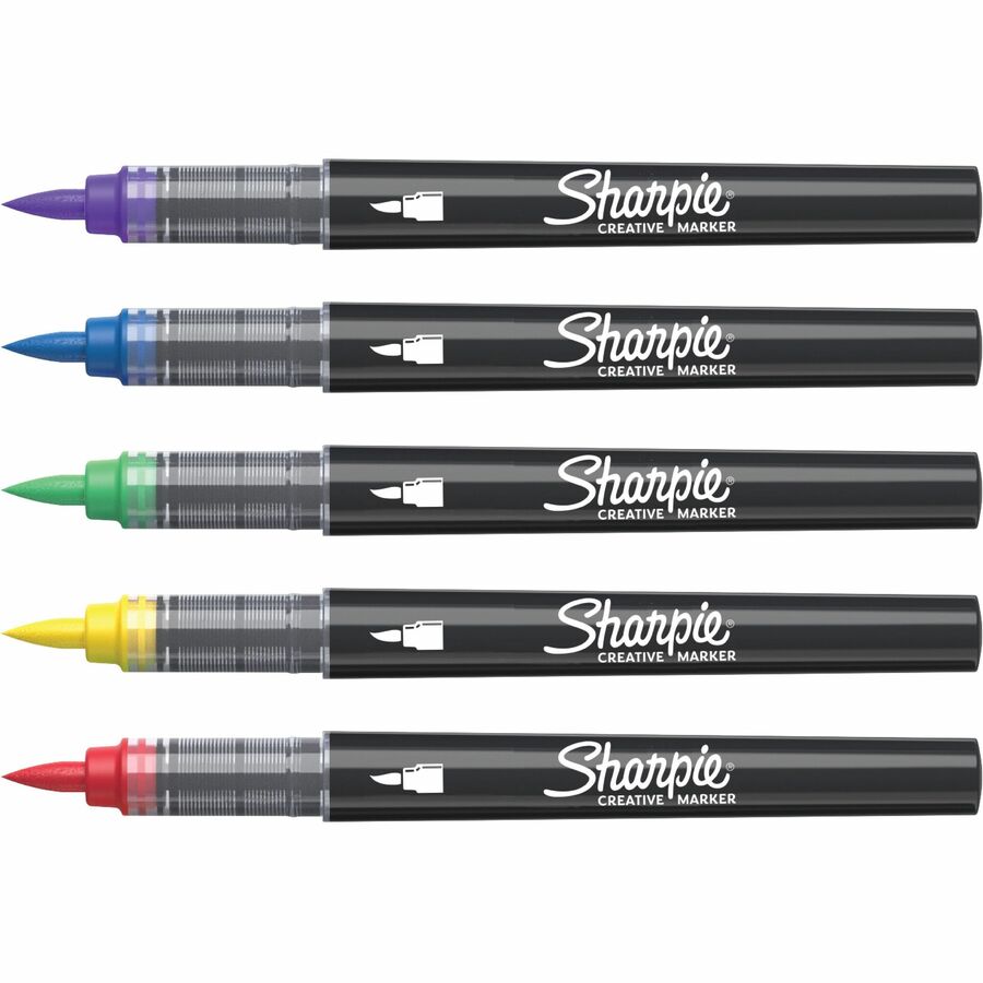 Sharpie Creative Markers, Water-Based Acrylic Markers, Brush Tip - 2196904