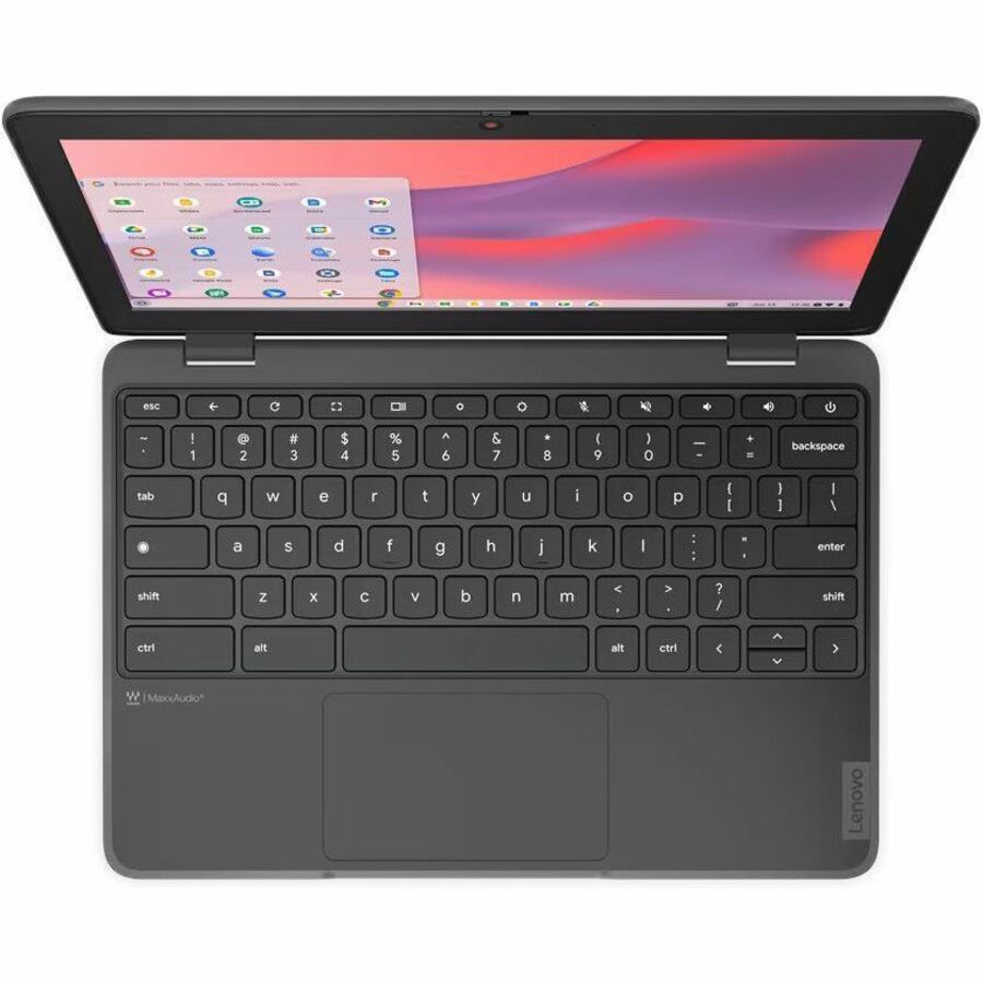 Lenovo 100e Chromebook Gen 4 83G80003US 11.6" Rugged Chromebook - HD - 60 Hz - Intel N-Series N100 - 8 GB - 64 GB Flash Memory - English Keyboard - Graphite Gray - 83G80003US