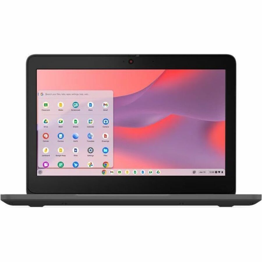Lenovo 100e Chromebook Gen 4 83G80003US 11.6" Rugged Chromebook - HD - 60 Hz - Intel N-Series N100 - 8 GB - 64 GB Flash Memory - English Keyboard - Graphite Gray - 83G80003US