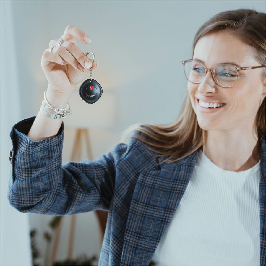 Verbatim My Finder Bluetooth Tracker 3Pk - Black, White, Purple - 32132