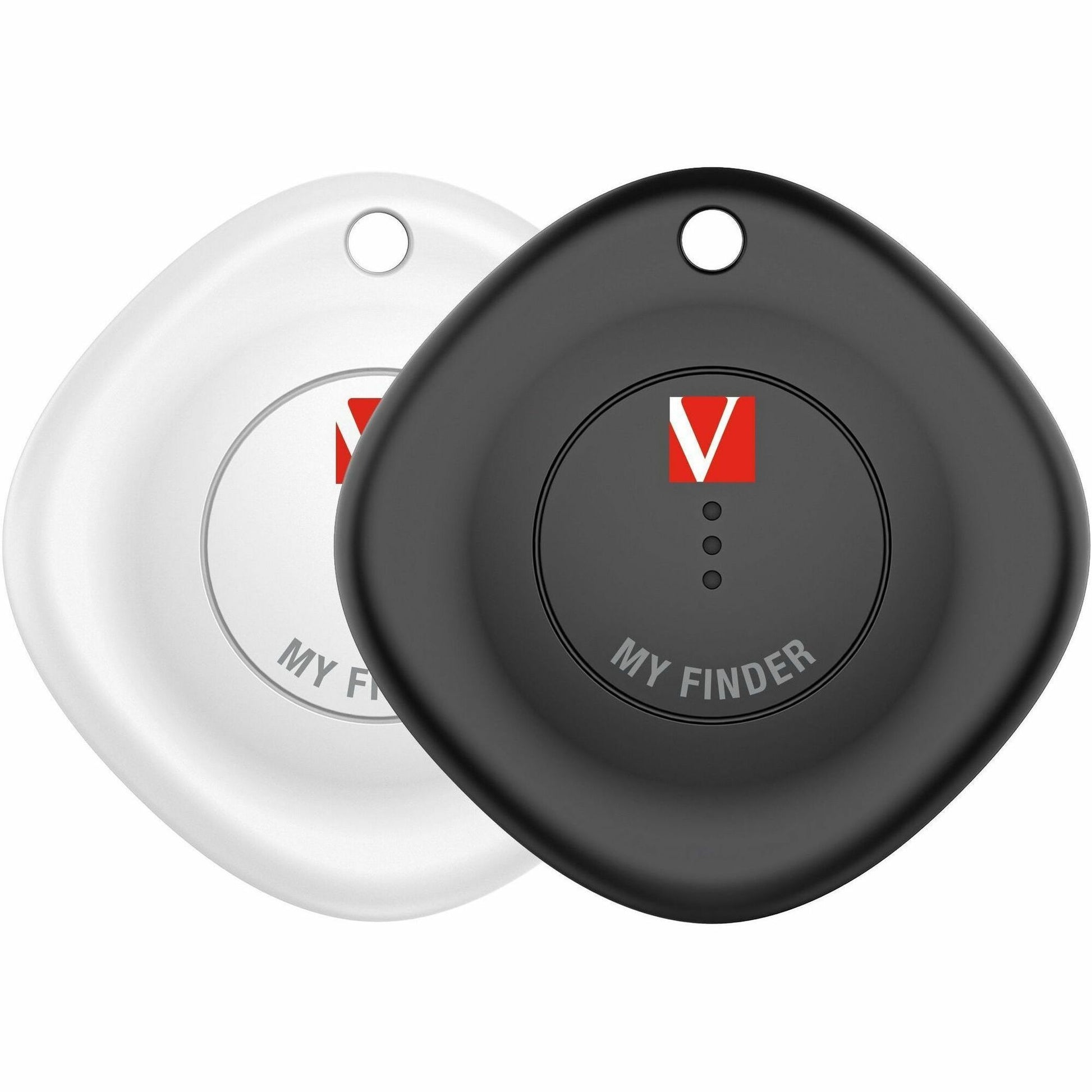 Verbatim My Finder Bluetooth Tracker 2Pk - Black, White