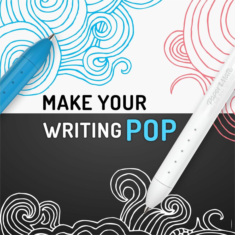 Paper Mate Inkjoy Gel Bright! Pens, Medium Point (0.7mm) - 2173765