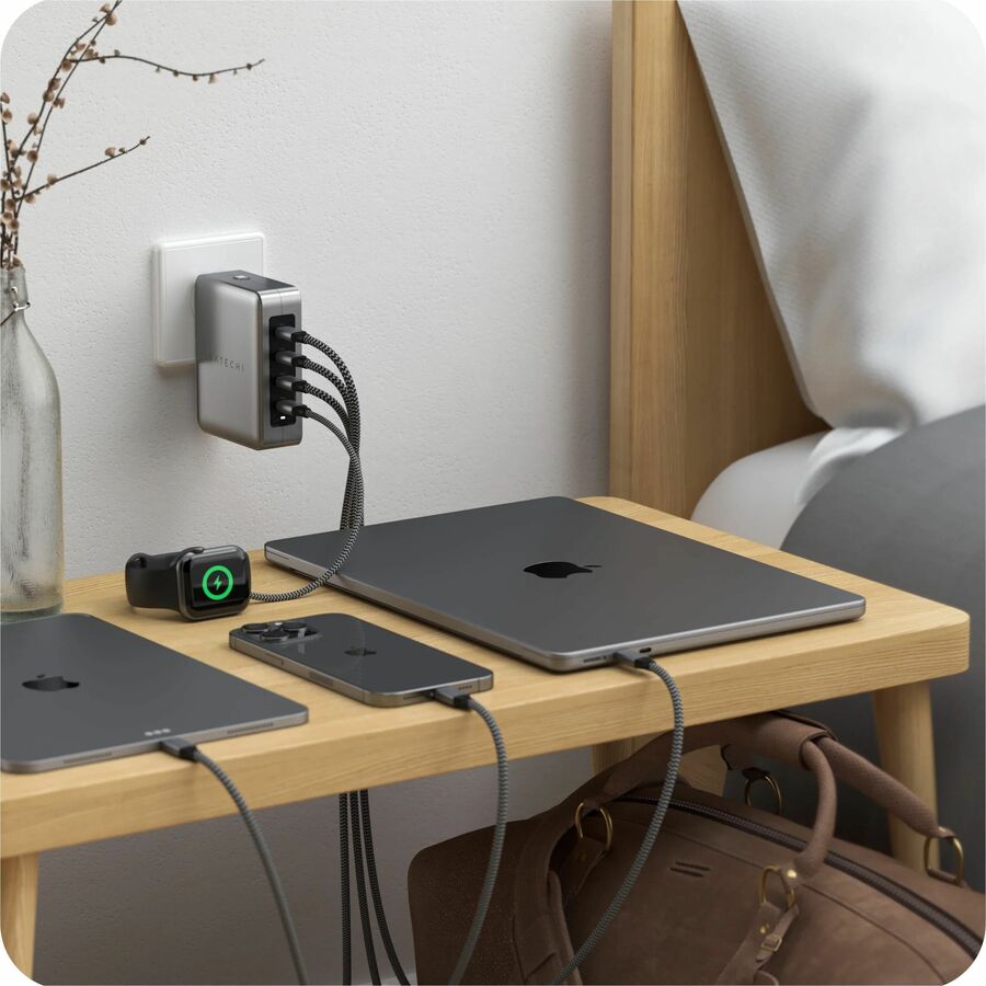 Satechi 145W USB-C 4-Port GaN Travel Charger - ST-W145GTM