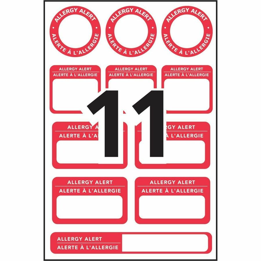 Avery&reg; Write-On Allergy Alert Labels - 2380