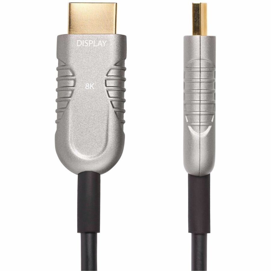 StarTech.com 100ft (30.4m) HDMI 2.1 Hybrid Active Optical Cable (AOC), CMP, Plenum Rated, 8K Ultra High Speed HDMI 2.1/2.0 Cable, 48Gbps - 8K-A-100F-HDMI-CABLE
