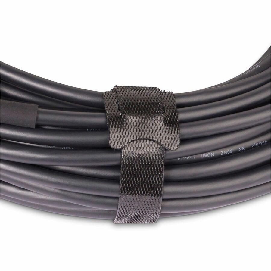 StarTech.com 50ft (15.2m) HDMI 2.1 Hybrid Active Optical Cable (AOC), CMP, Plenum Rated, 8K Ultra High Speed HDMI 2.1/2.0 Cable, 48Gbps - 8K-A-50F-HDMI-CABLE