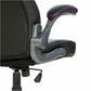 OSP Furniture Black Leather Gaming Chair - ORN25-PRL