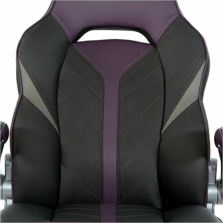 OSP Furniture Black Leather Gaming Chair - ORN25-PRL