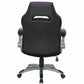 OSP Furniture Black Leather Gaming Chair - ORN25-PRL