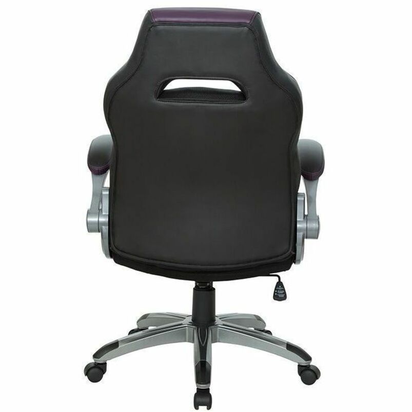 OSP Furniture Black Leather Gaming Chair - ORN25-PRL