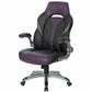 OSP Furniture Black Leather Gaming Chair