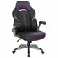 OSP Furniture Black Leather Gaming Chair - ORN25-PRL